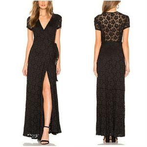 Amuse Society NWT Great Lengths Lace Maxi Dress